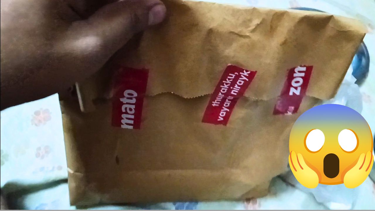Aaj subh 5 baje maine zomato se ye kya manga liya😱😁