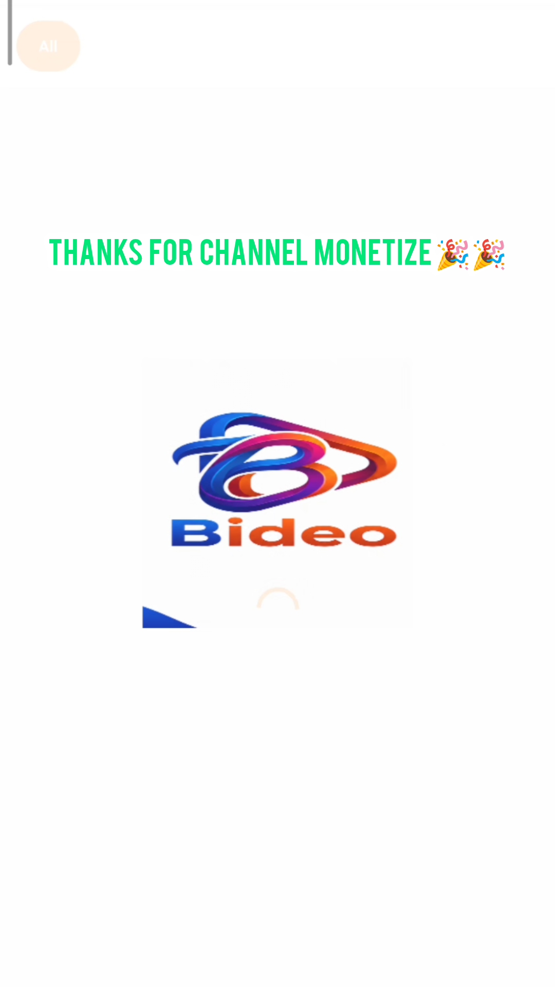 Thanks for channel monitize @Bideo