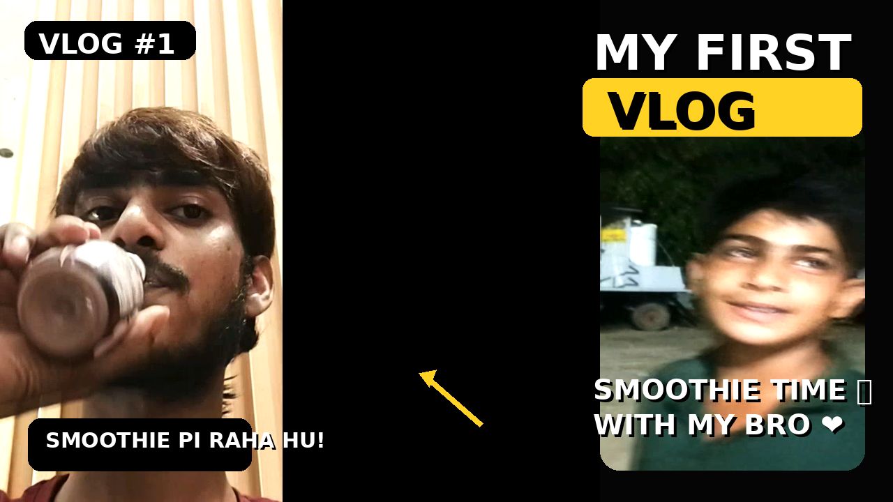 First vlog with my bro 💓