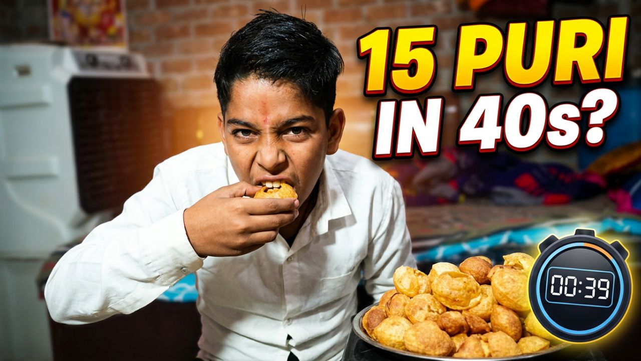 Pani Puri Challenge 😱😱😱