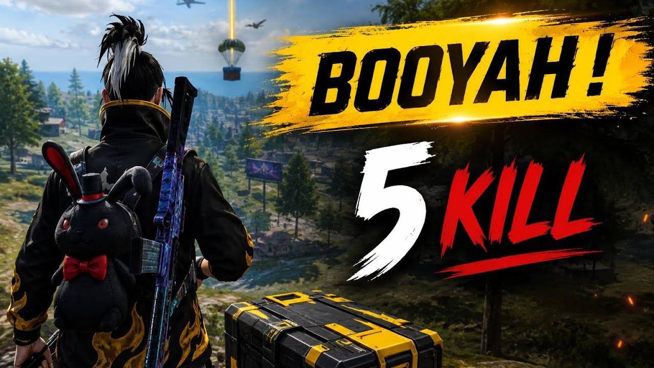 Phone Hang Ke Bawajood 5 Kills & BOOYAH! 😱 | Free Fire MAX #freefiremax #freefire