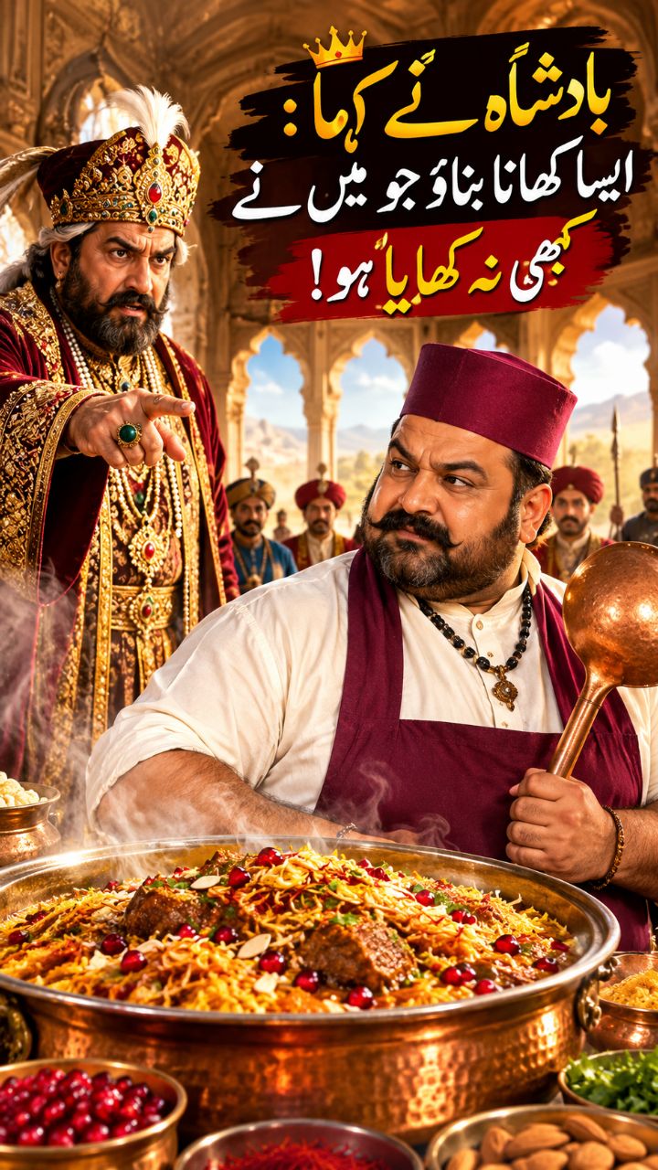 🔥 بادشاہ نے کہا: ایسا کھانا بناؤ جو میں نے کبھی نہ کھایا ہو! 😱 | دم بھائی کا کمال