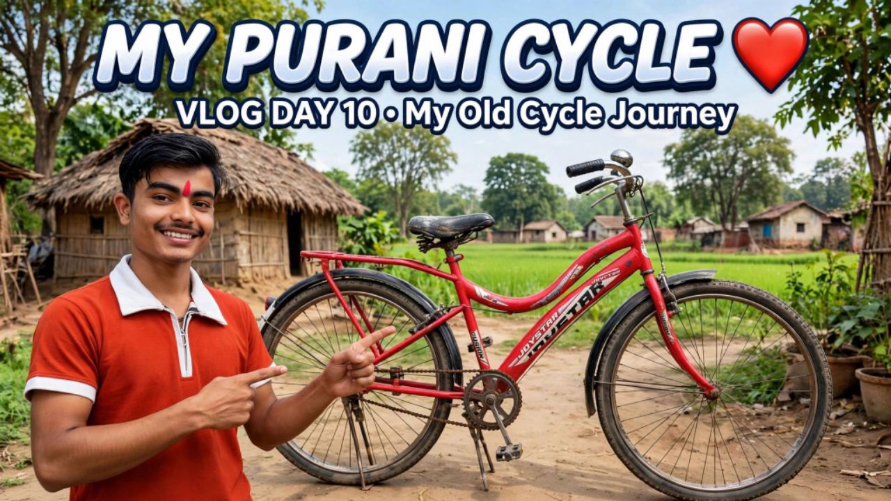 My Old Cycle 🥰 Vlog Day 10 ( Watch Now 👆🙏 )
