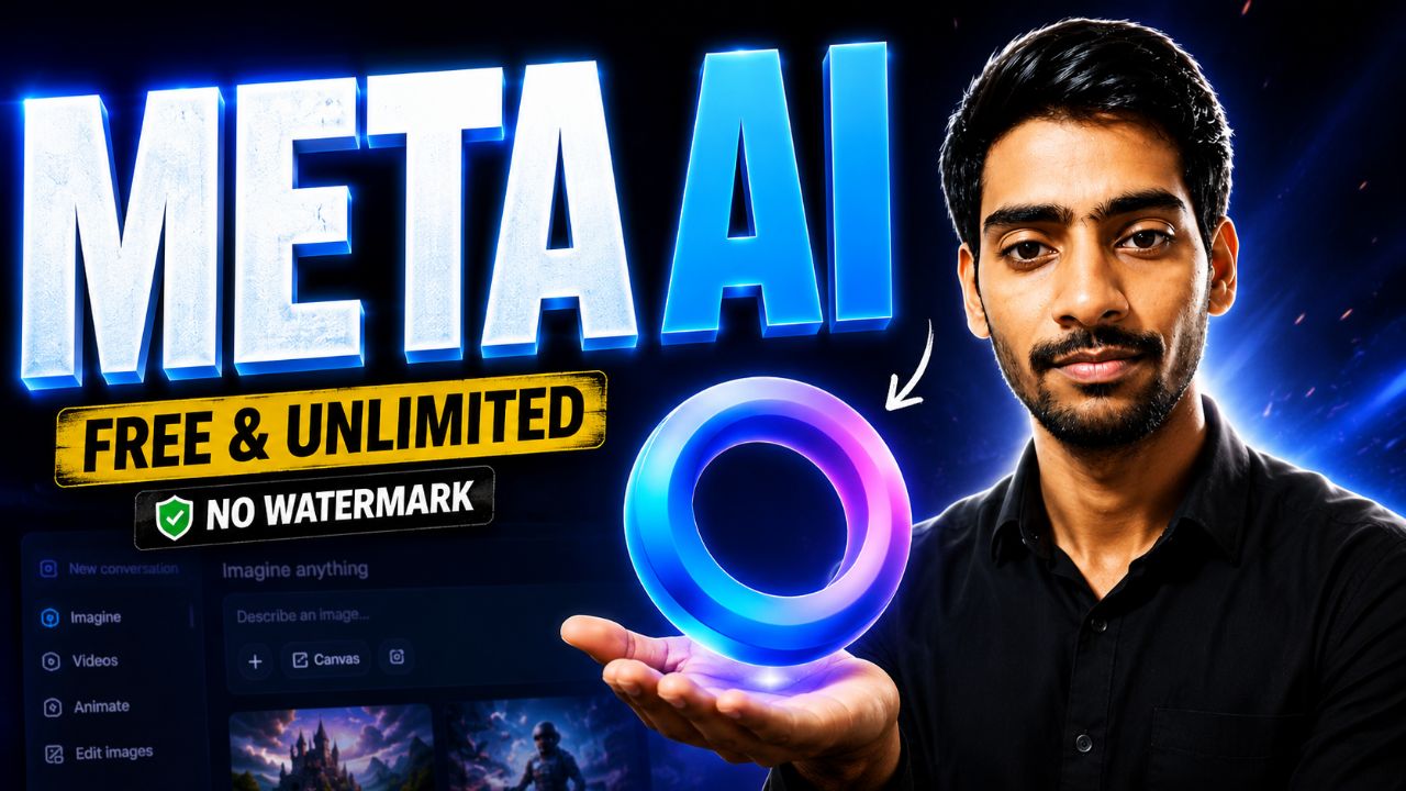 Meta AI से Unlimited AI Video बनाएं FREE 🔥 No Watermark | Full Tutorial