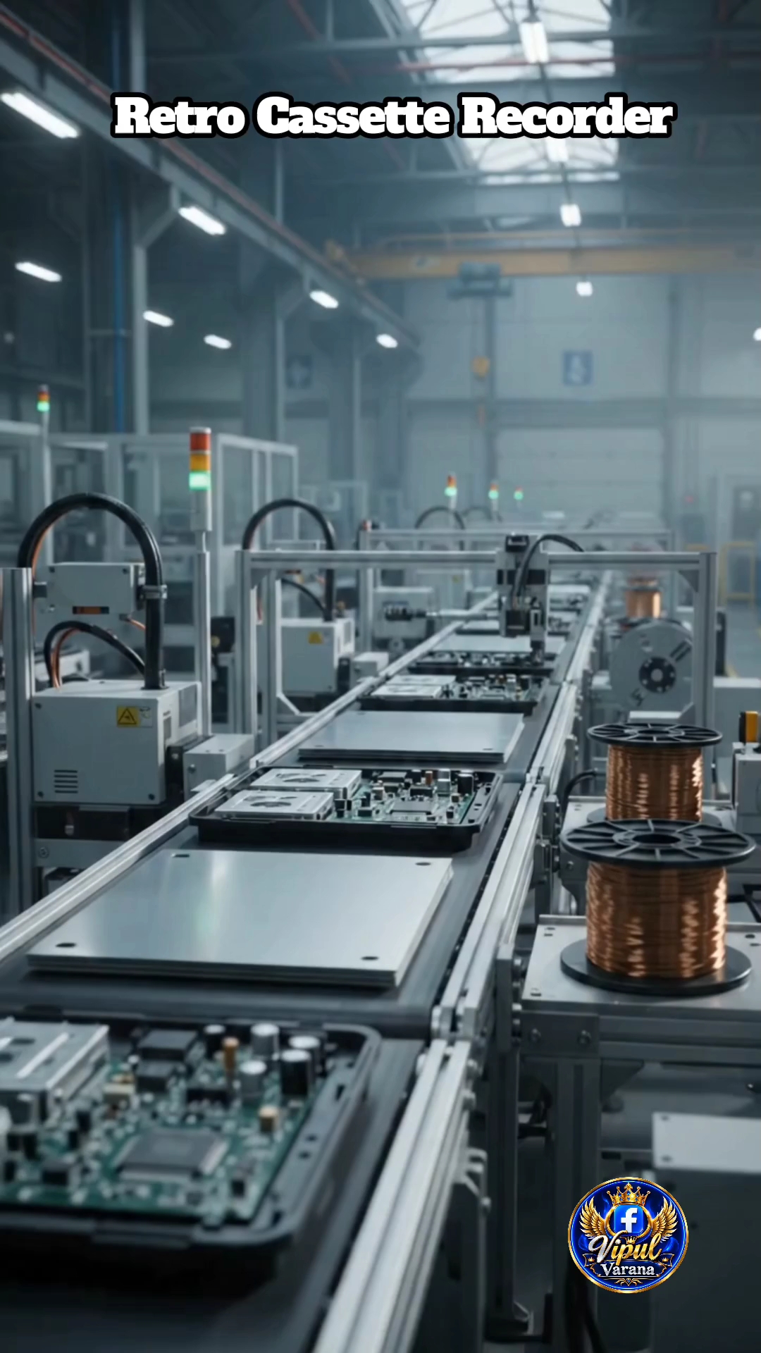 Retro Cassette Recorder Manufacturing Process