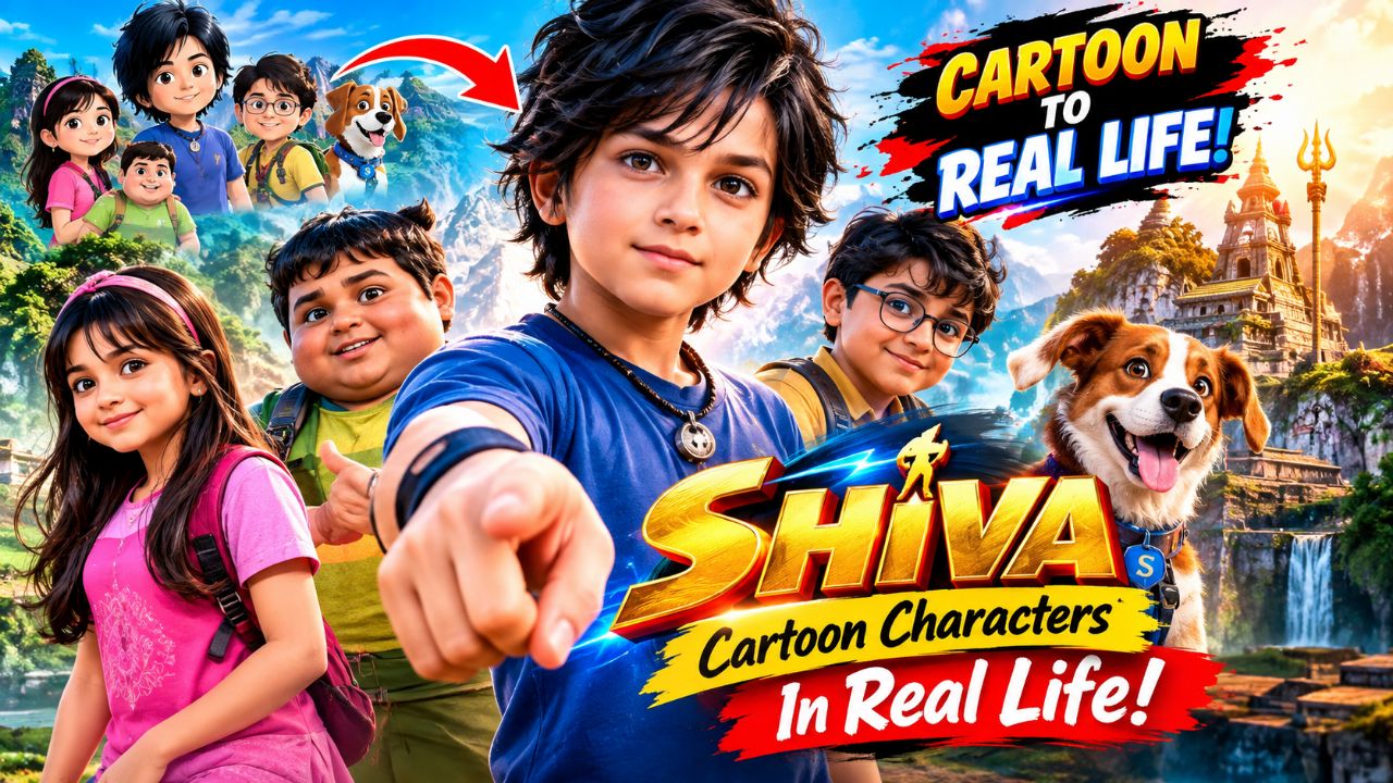 Shiva Cartoon Characters 😱 Real Life Mein Dekhkar Hairan Ho Jaoge! 🚩