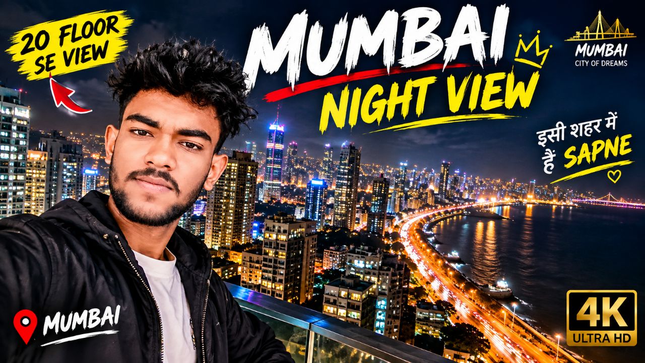 Come to Mumbai 🌃✨ | Mumbai Night View