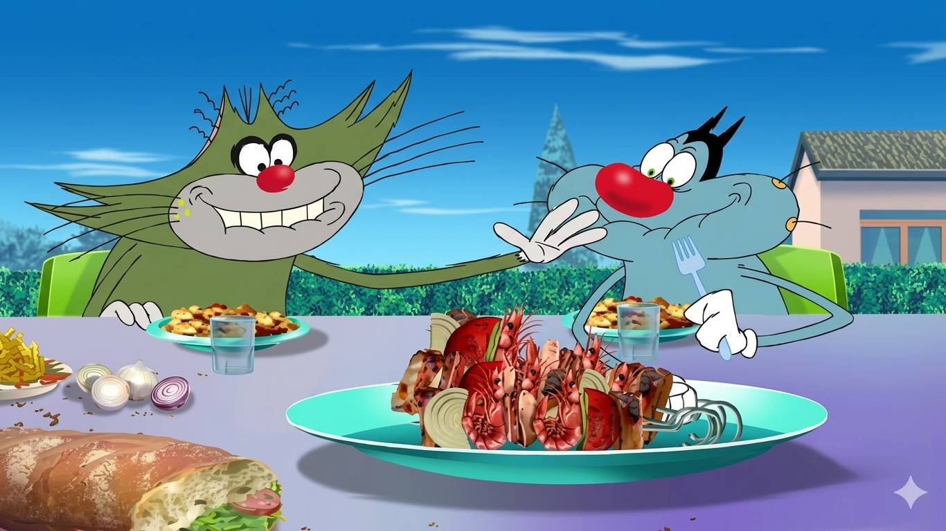 OGGY ON THE COCKROACH FULL HD