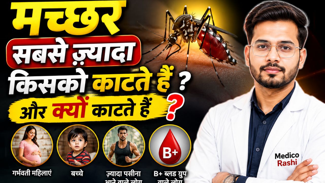 मच्छर सबसे ज्यादा किसे काटते हैं और क्यों काटते हैं