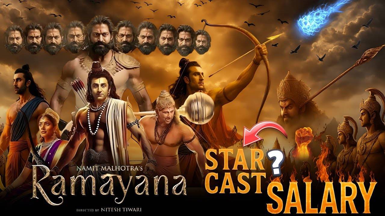 Ramayana Star Cast Salary ❓| Ramayana Movie Star cast fees Review | Yash Ranbir Kapoor