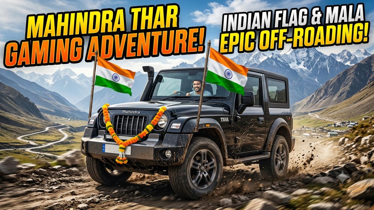 Modded Mahindra Thar vs 100 Foot Drop Challenge! 🚘💥