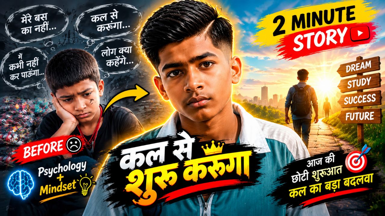 कल से शुरू करूँगा… लेकिन कल कभी नहीं आया | Motivational Story in Hindi 🧠🔥