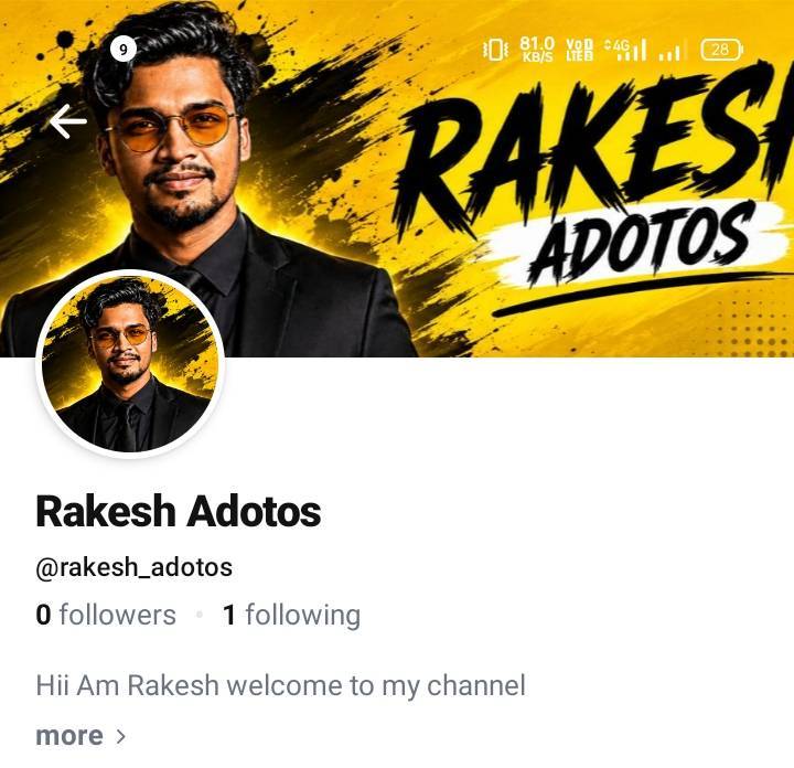 Post by Rakesh Adotos on Bideo