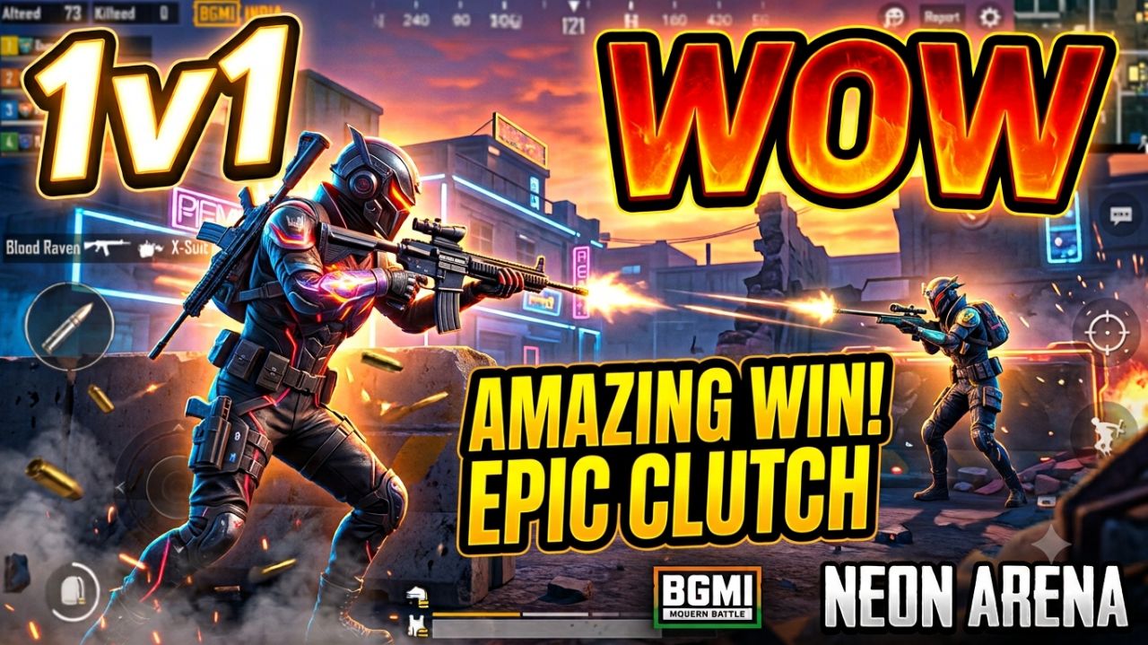 Hacker Level 1v1 Reflexes in WOW Mode 😱 | BGMI