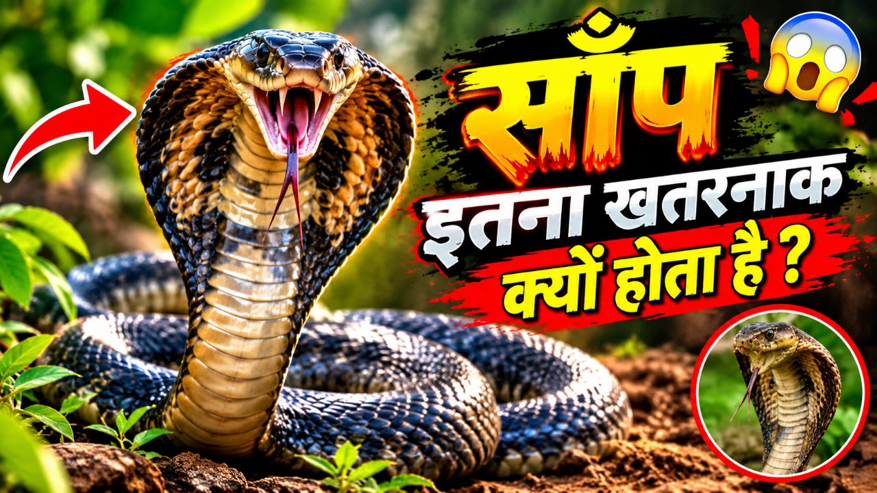 घूमने निकला था, रास्ते में अचानक साँप दिख गया 😱