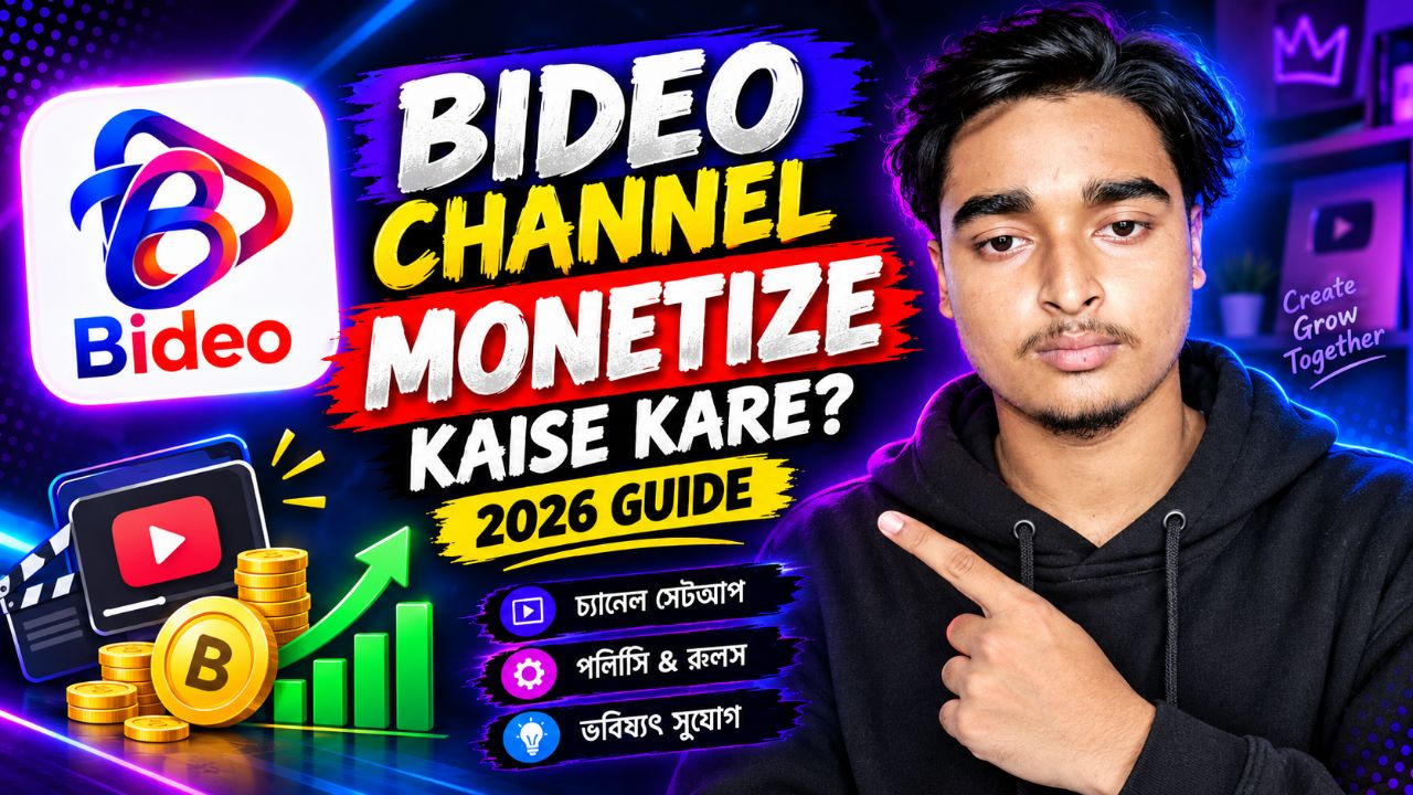 Bideo Channel Monetization Kaise Kare | Full Guide 2026 @Bideo