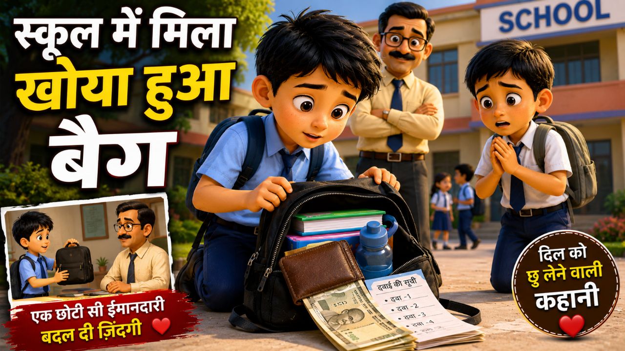 🎒 स्कूल में मिला एक खोया हुआ बैग 😱 | अंदर जो मिला, देखकर हैरान रह गए!