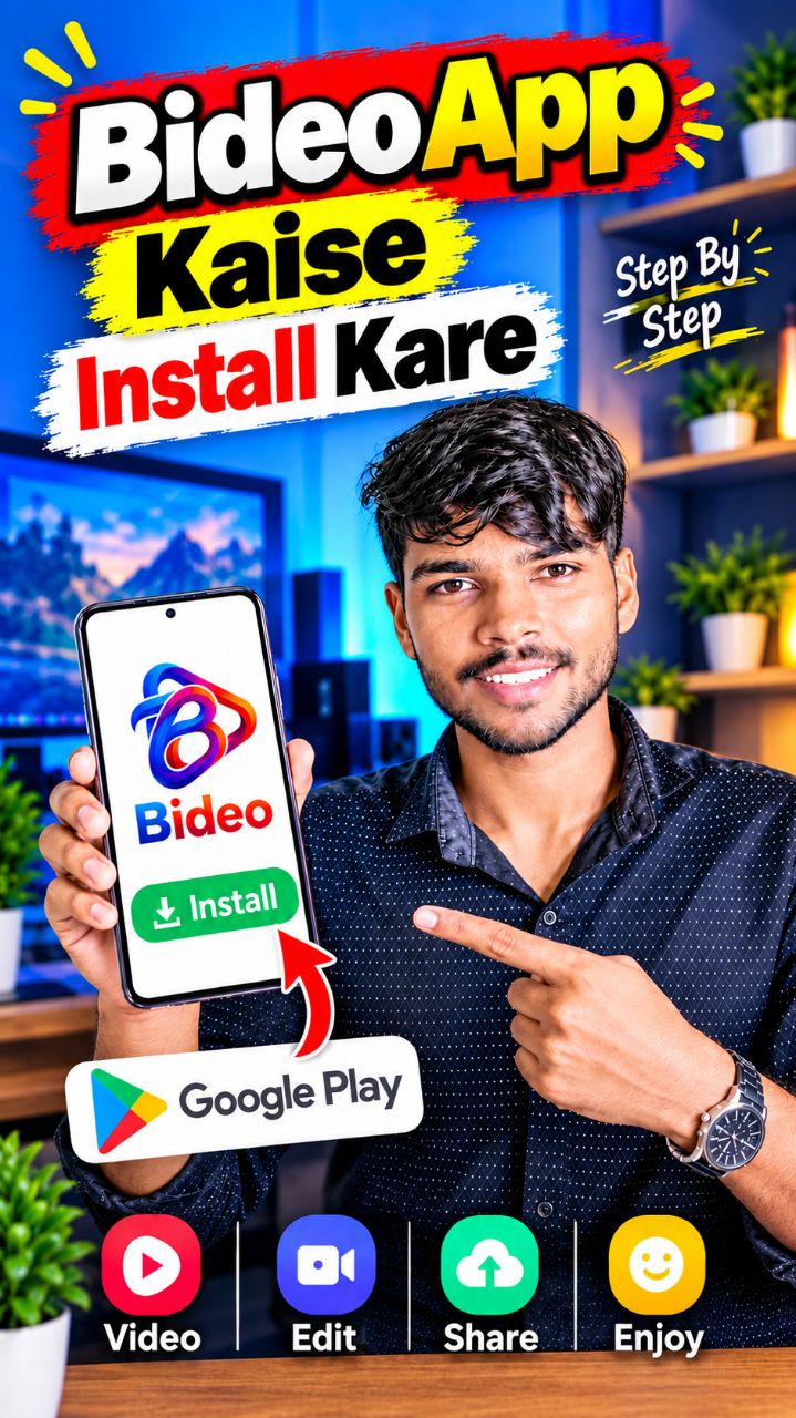 Bideo App Kaise Install Kare? 📱 | Bideo App Download & Install Kaise Kare