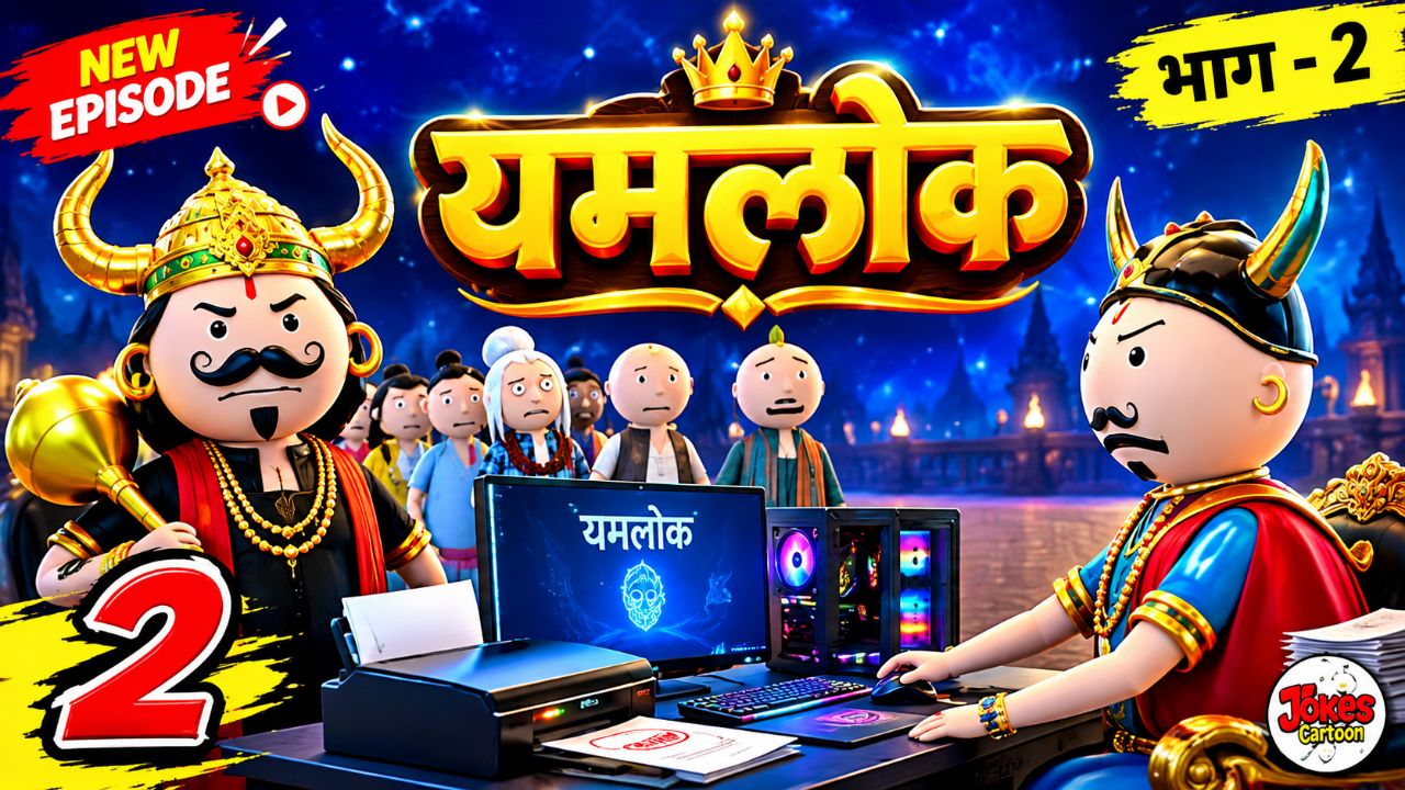🤣 यमलोक में कंप्यूटर का कांड | भाग 2
