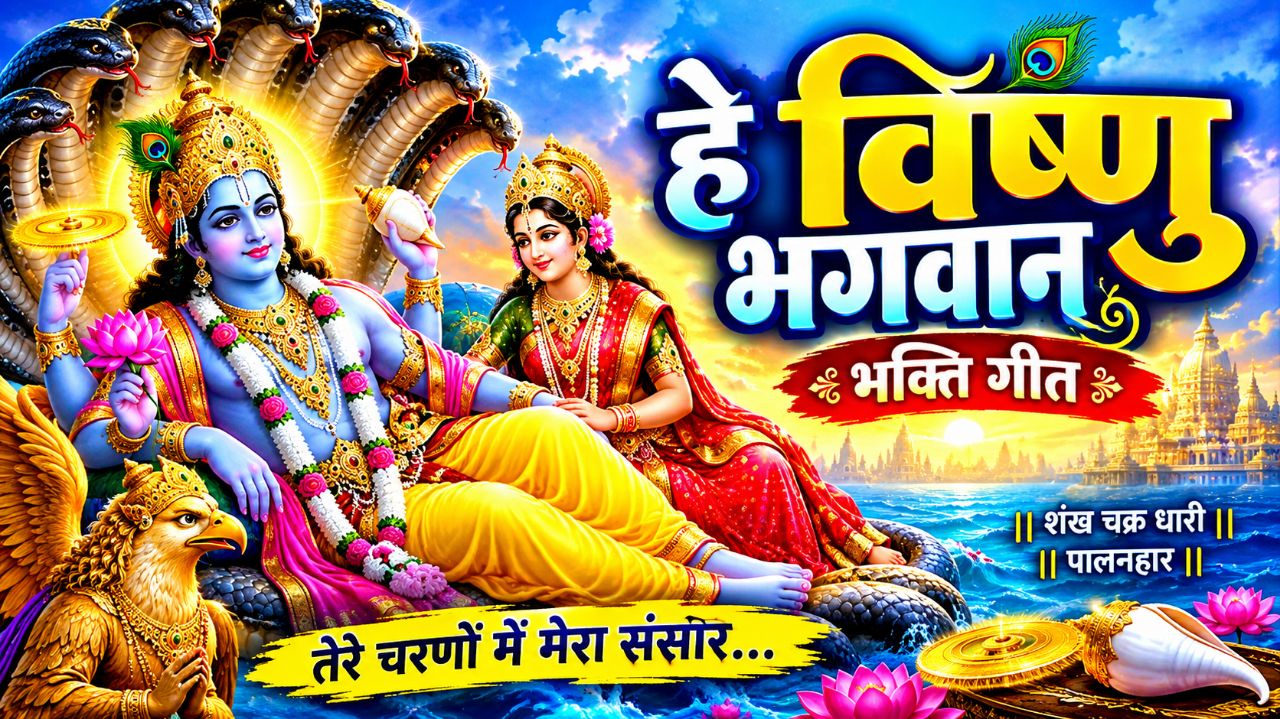हे विष्णु भगवान 🙏 | तेरे चरणों में मेरा संसार | Vishnu Bhajan | Narayan Bhakti Geet