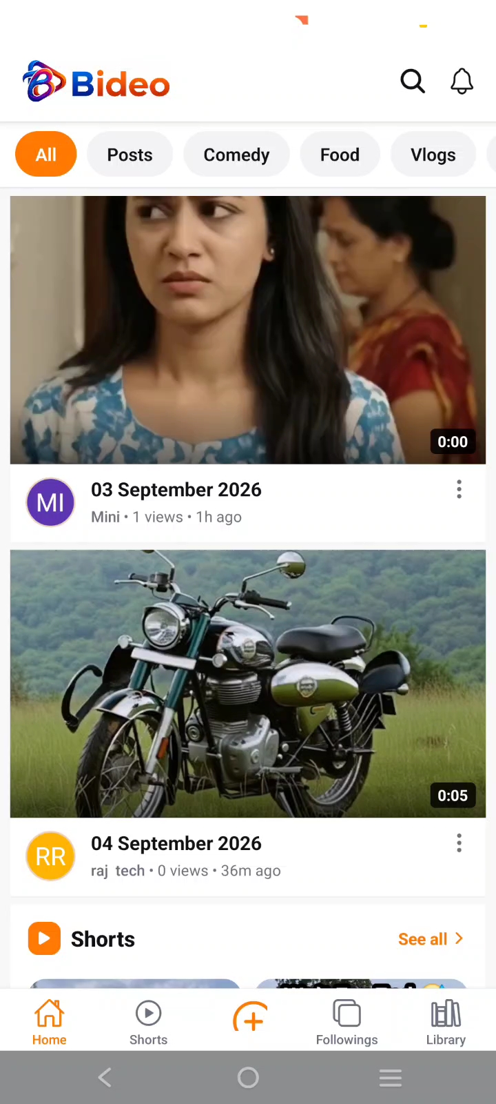 Bideo app me video upload kaise karen