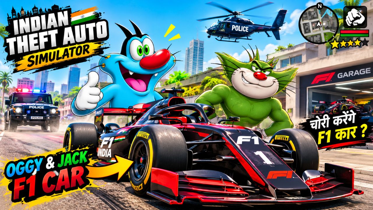 Indian theft auto sumlutor game me oggy ko kaise add kare