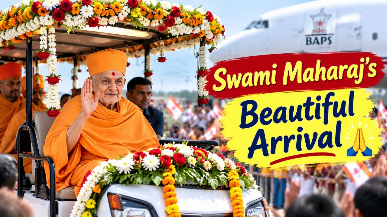 Swami Maharaj’s Beautiful Arrival 🙏❤️