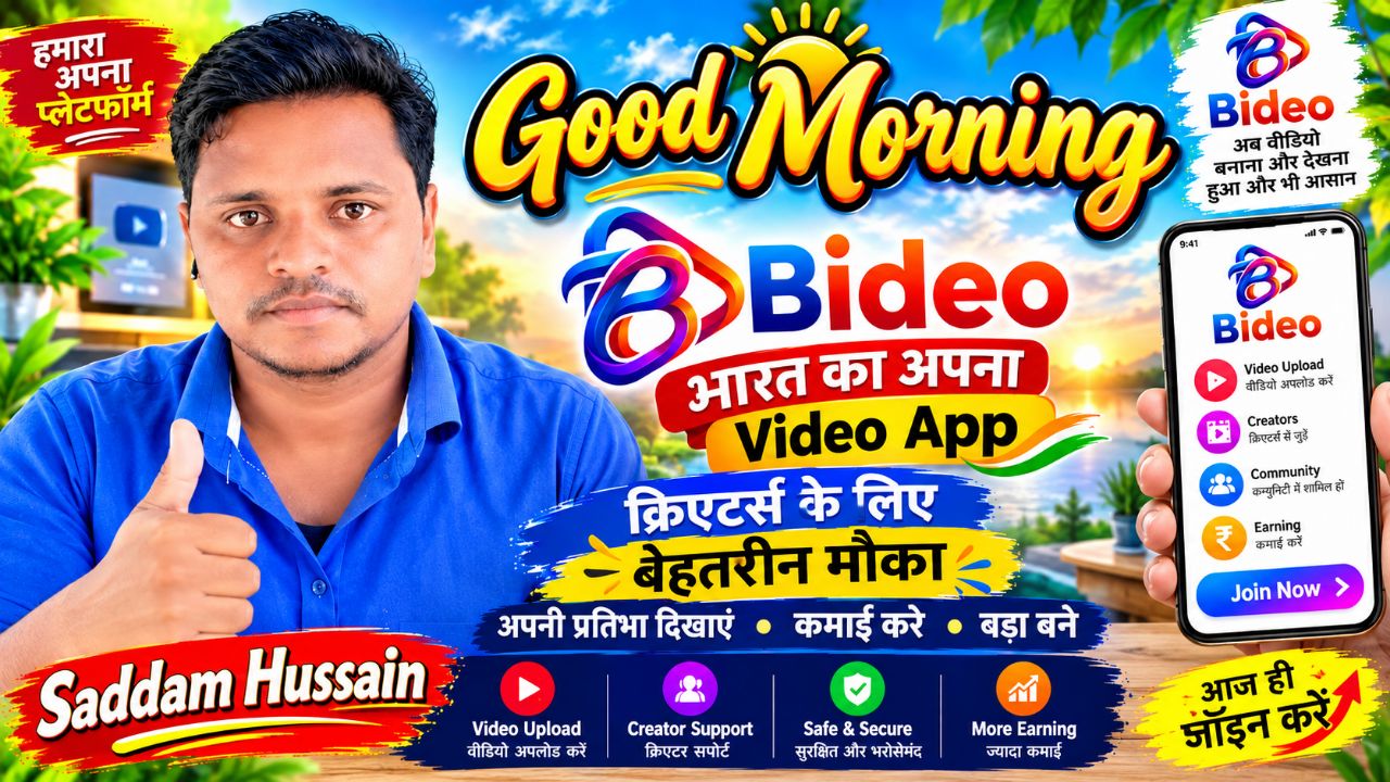 Post by Saddam Hussain 🤗🤗 on Bideo