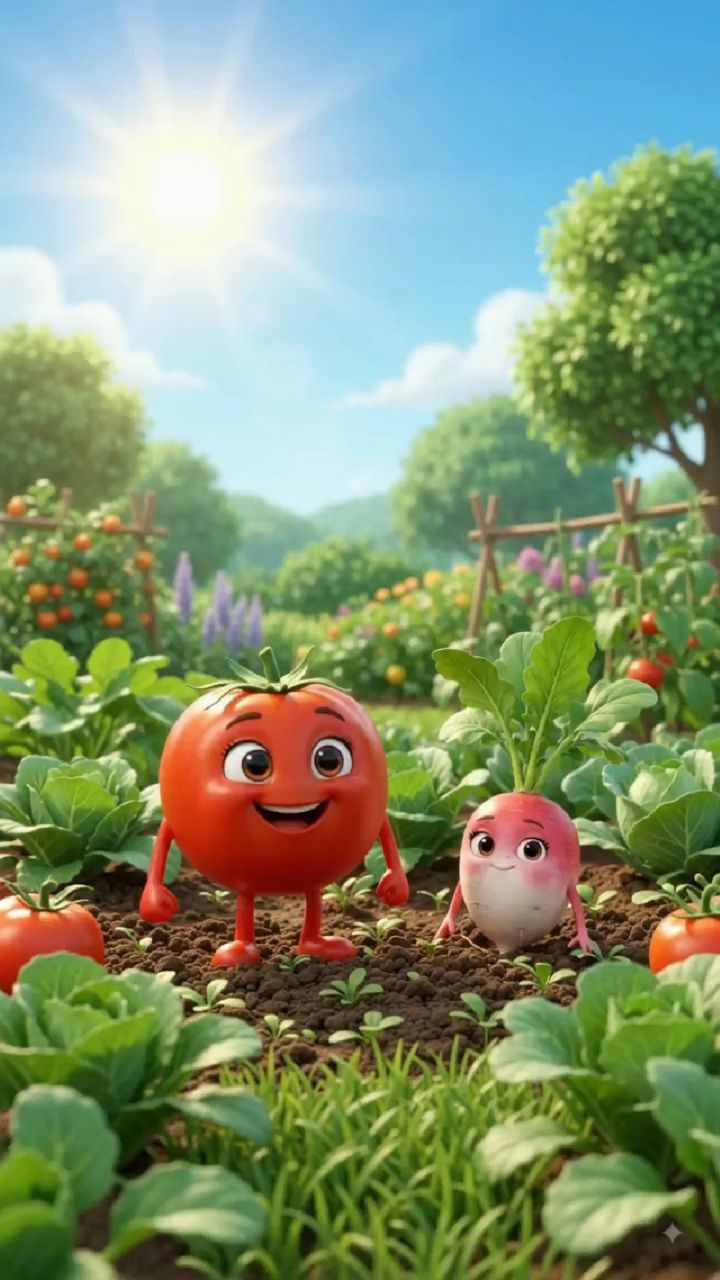 Tamatar और मूली