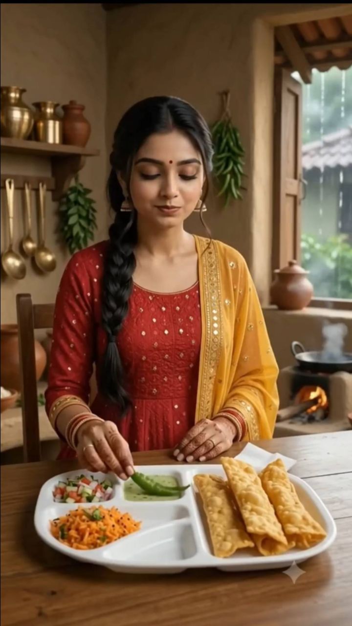 Baaris special - Gujarati Fafda Gathiya Recipe