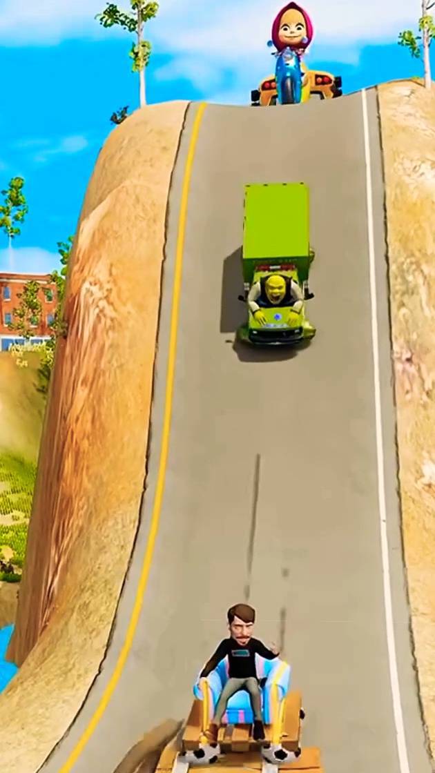 Giant Tom Cat Is Eating All Paw Patrol Cars Challenge! 😱🐱 #shorts #greenscreen #gaming