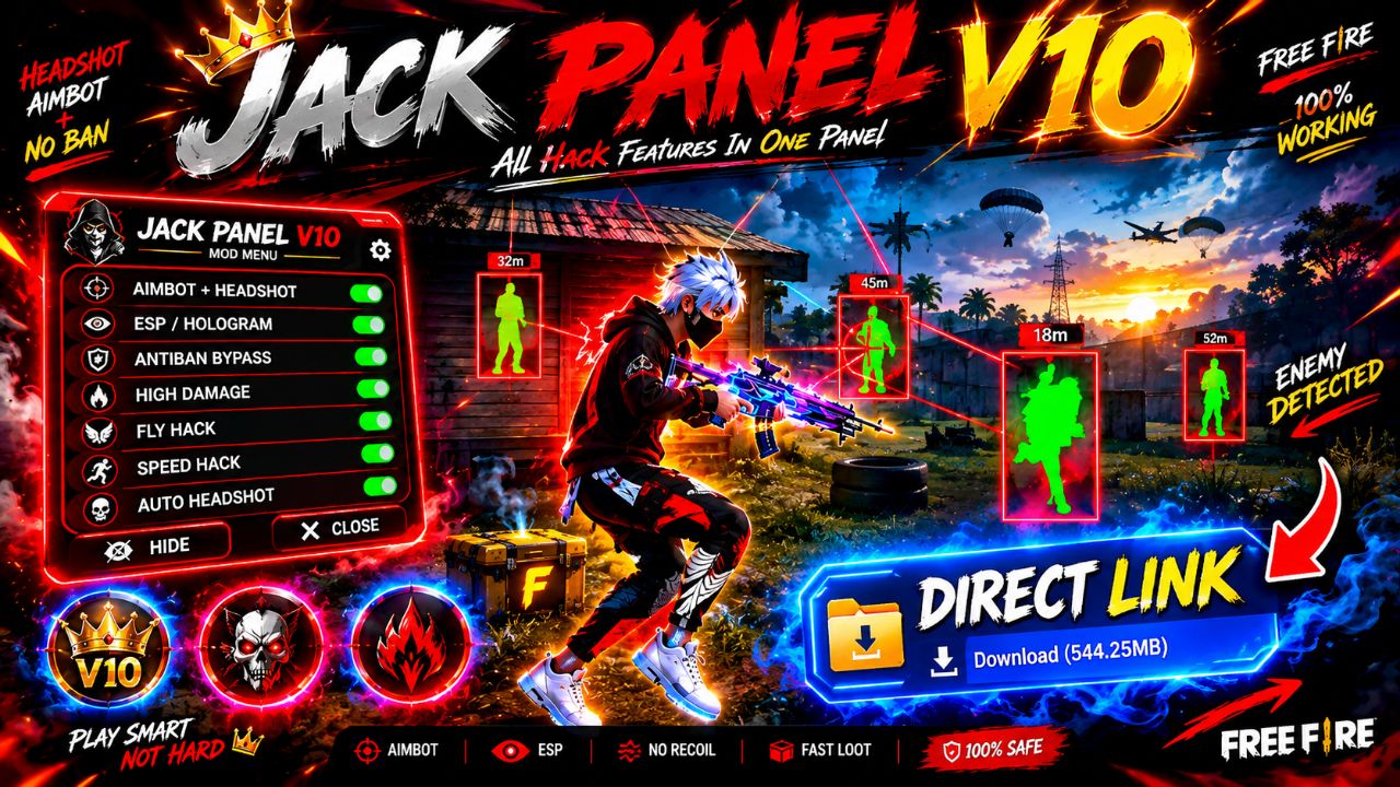Ob54 Free Fire Panel Mobile 🔥 FF Antiban Panel | Free Fire Hack New 😈 FF Injector 2026 | FF Panel