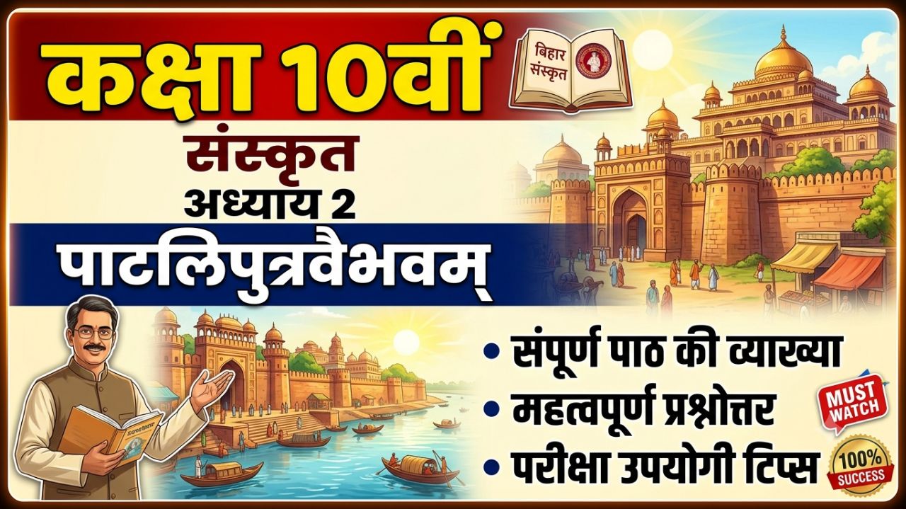 Class 10th sanskrit chapter 2 pataliputr one short