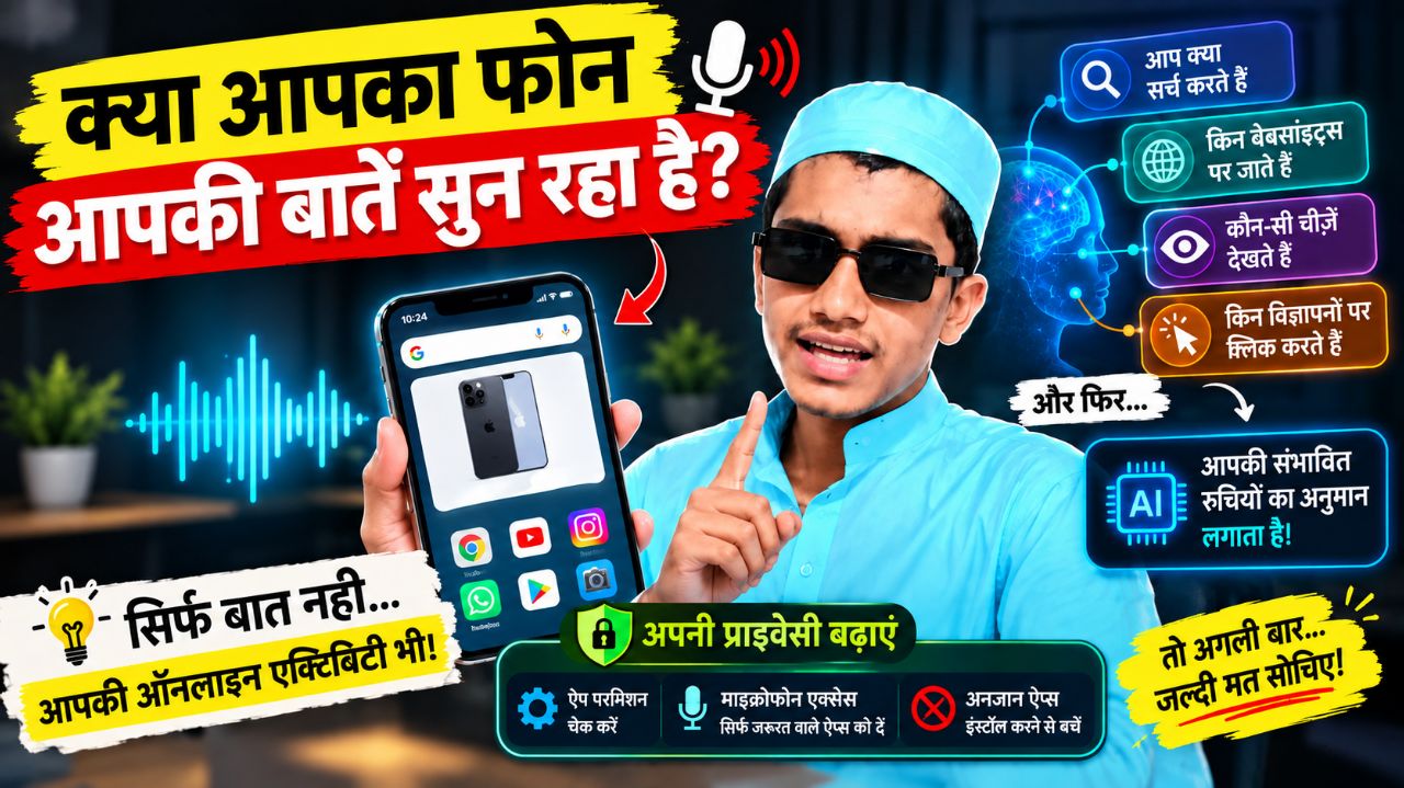 क्या आपका फोन आपकी बातें सुन रहा है? 😳 | असली सच क्या है @Bideo @Shyam_Sundar_Officeal @Tec mastar