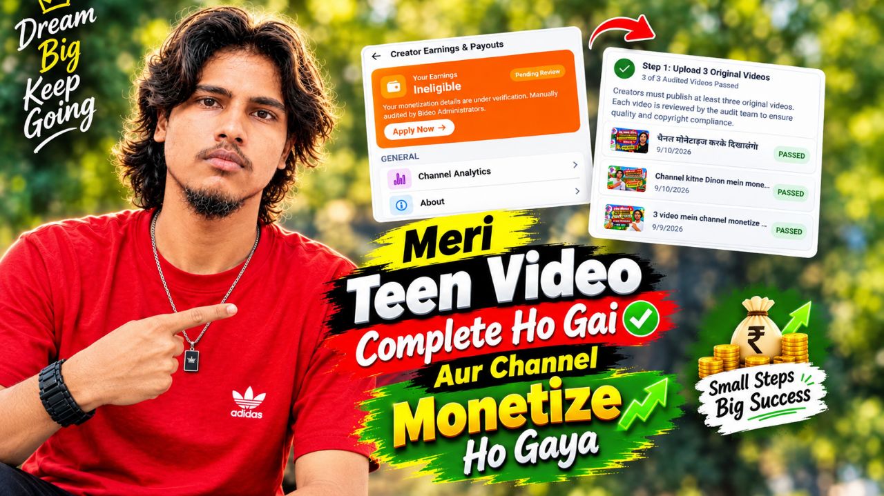 🚀 3 वीडियो में चैनल Monetize! 💰🔥😱  #new#viral#technical#trending#video
