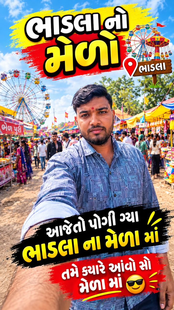 આજેતો પોગી ગ્યા ભાડલા ના મેળા...