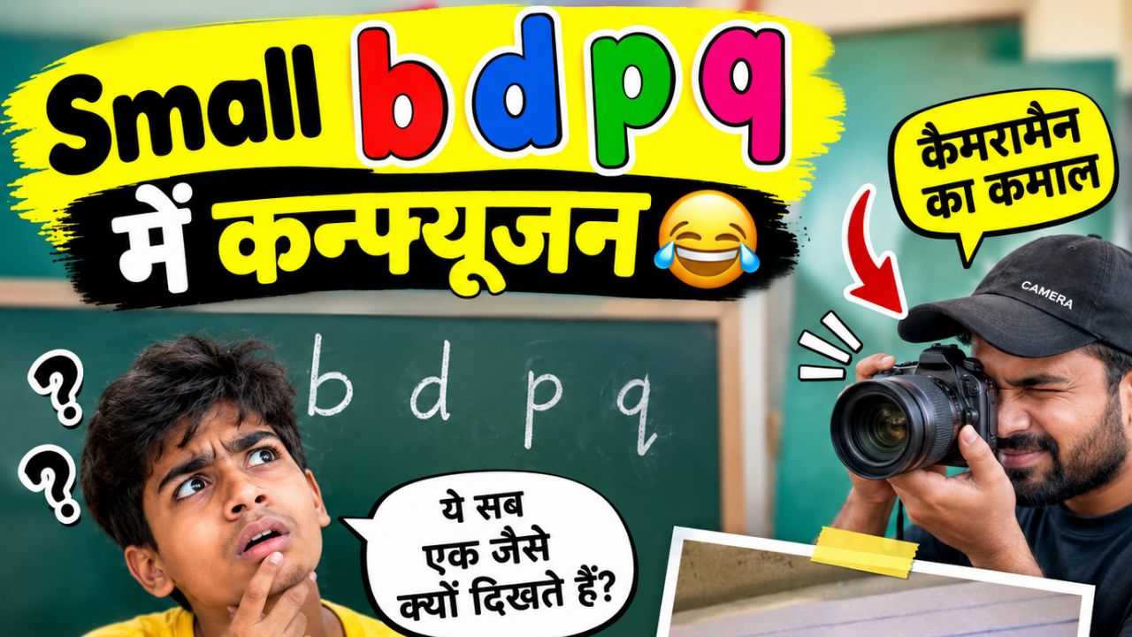 b d p q में कन्फ्यूजन 😂📸