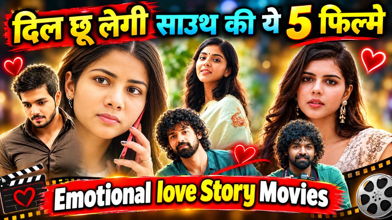 दिल छू लेगी साउथ की ये 5 फिल्मे। Best Emotional Movies। Best Love Story Movies South।