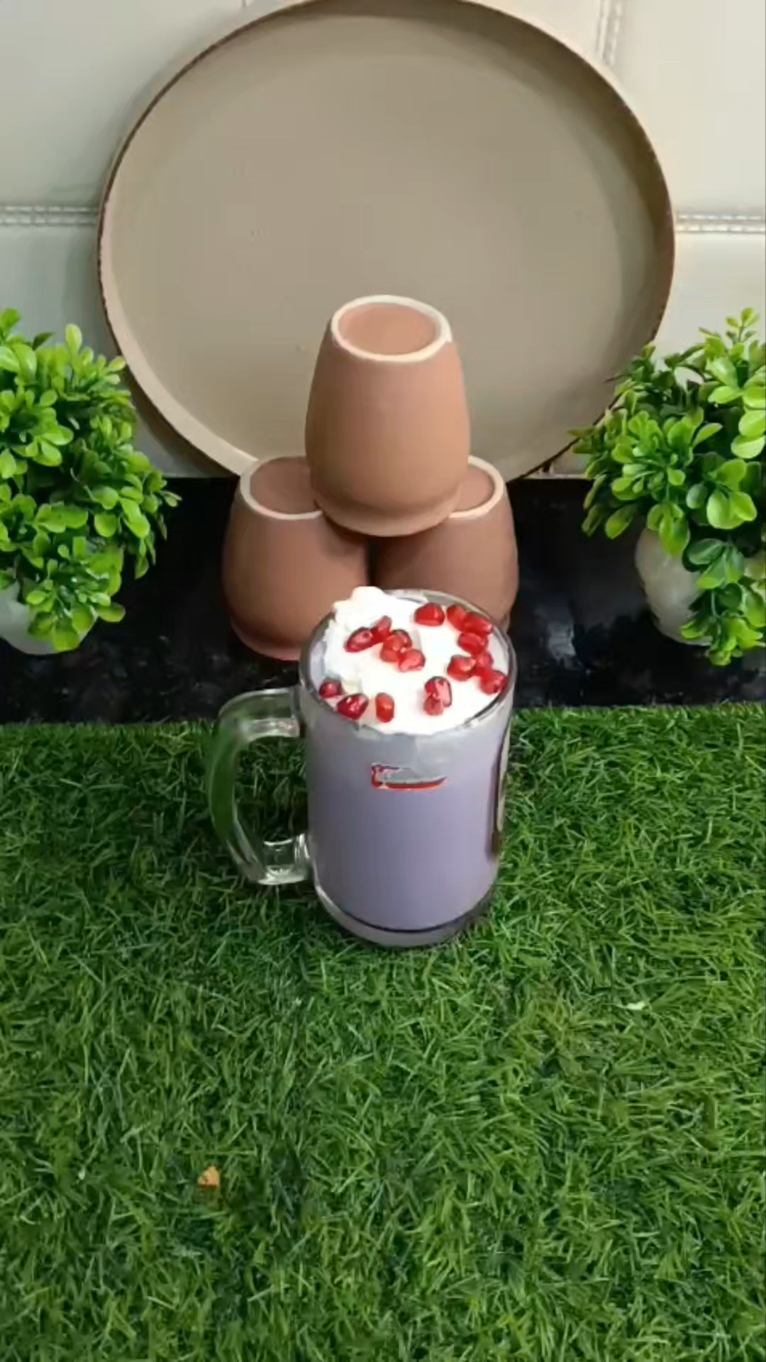 Health pomegranet shake