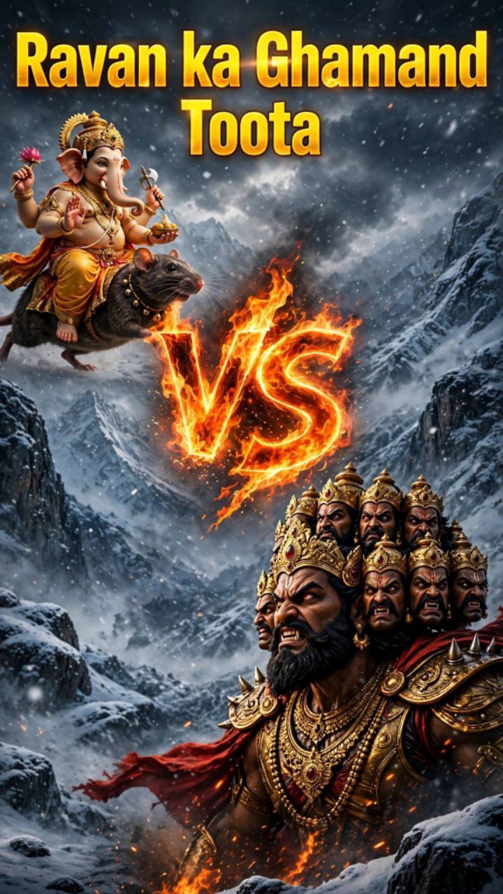 Ravan Ne Kiya Ganesh Ji Ke Mushak Ka Mazaak, Phir Jo Hua Dekh Kar Ravan Ka Ghamand Toot Gaya!