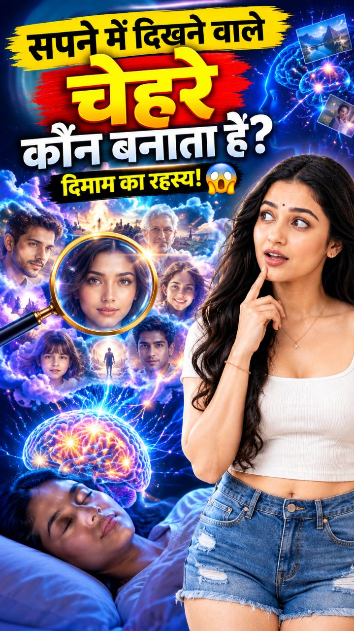 आपके सपने में चेहरा कौन बनाता है? 😳 | Reality Check #Dream #Sapna