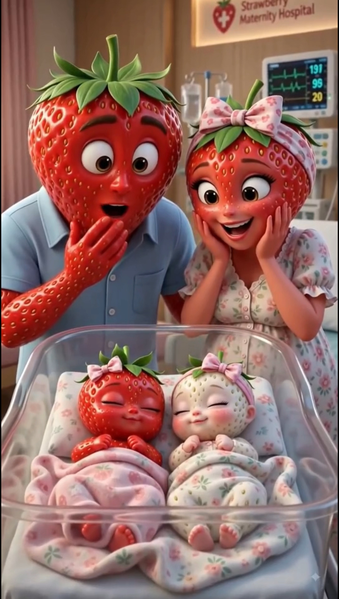 Strawberry ke 2 bacche