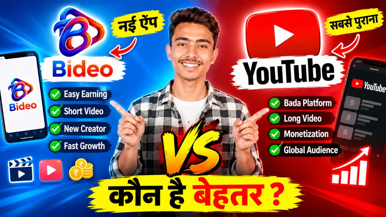 Bideo App Vs YouTube