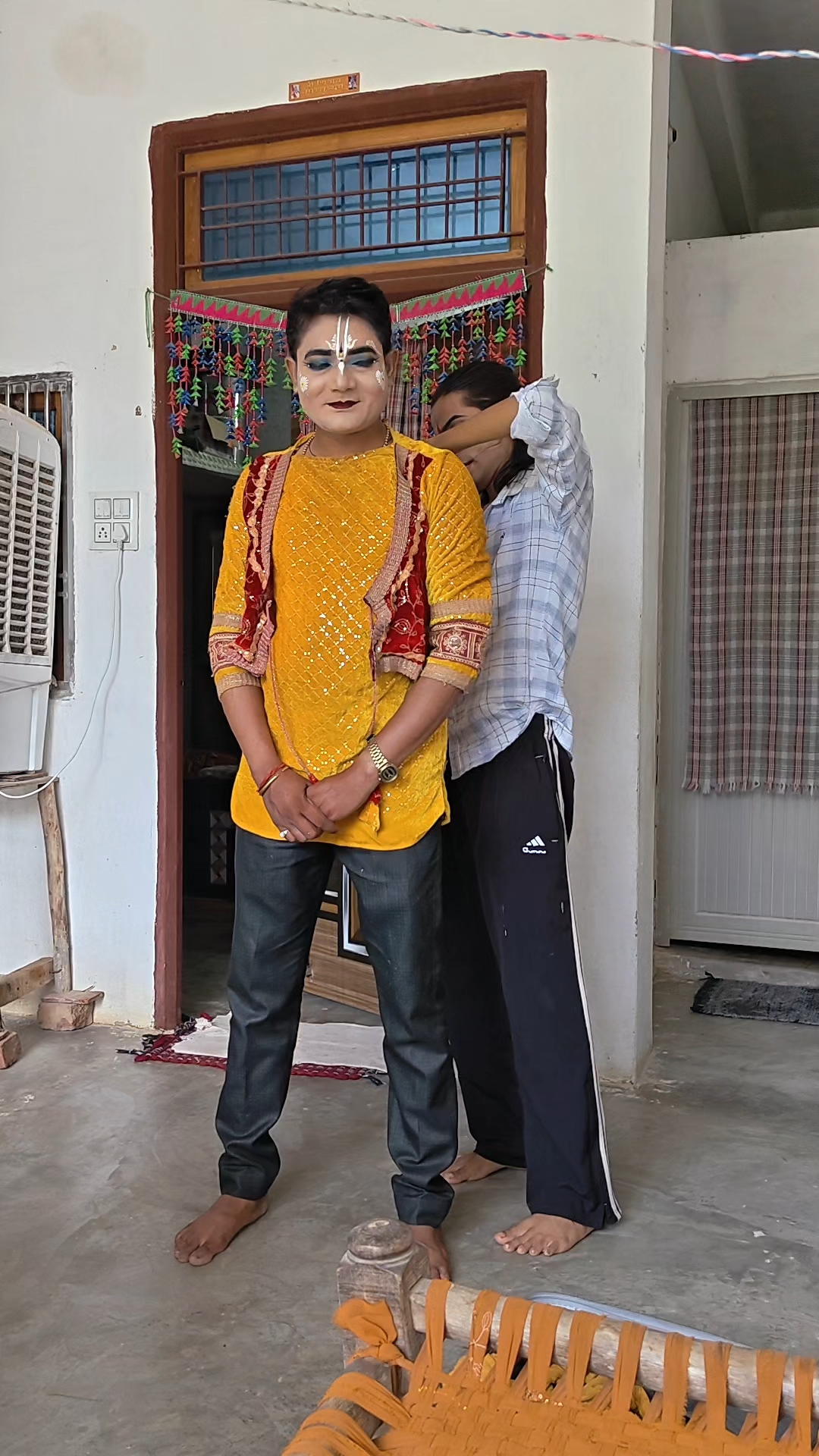 कृष्ण जी का makeup #kushwaha5911