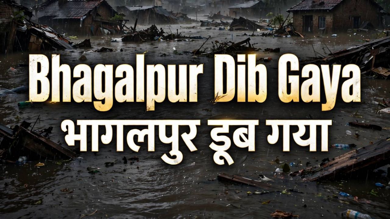 Bhagalpur me pani tabhi macha diya hai
