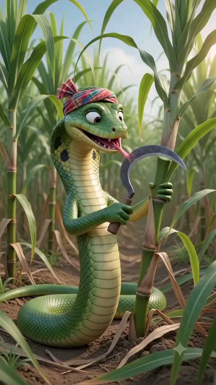 🔥 गन्ना काटने गया था भाई, सामने आ गई मौत! 😱🐍 | देखो फिर क्या हुआ 😂