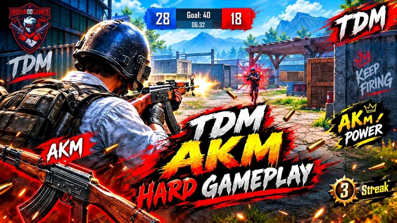 Tdm akm hard gameplay ☠️