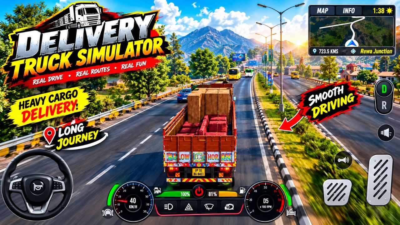 Delivery Truck Simulator | Heavy Cargo Driving Gameplay