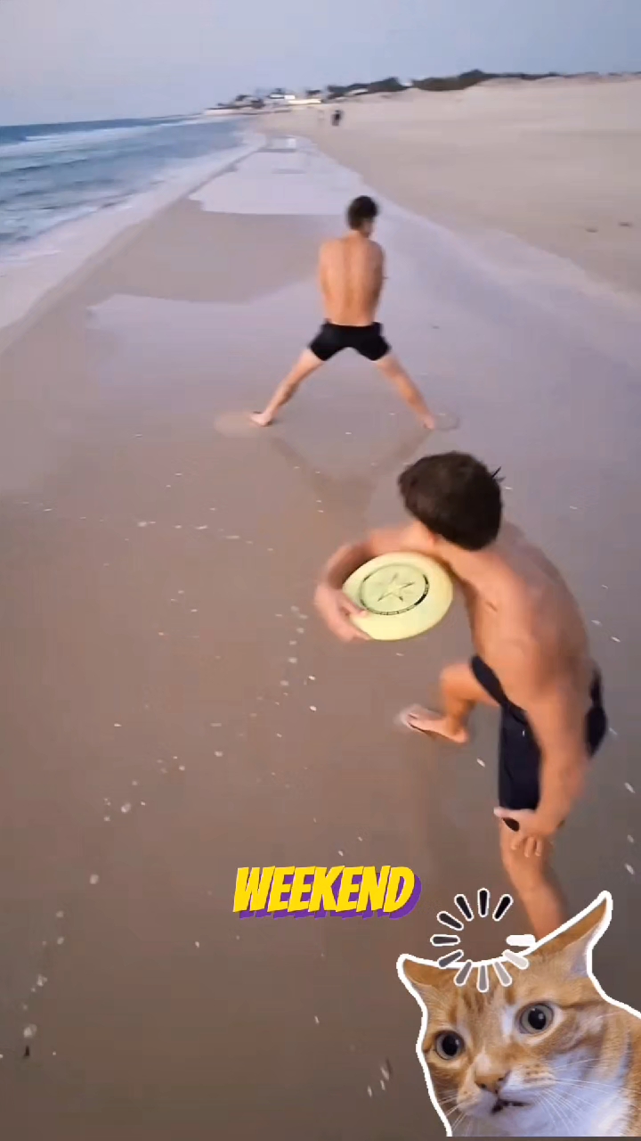 Bro Turned Into a Frisbee 💀