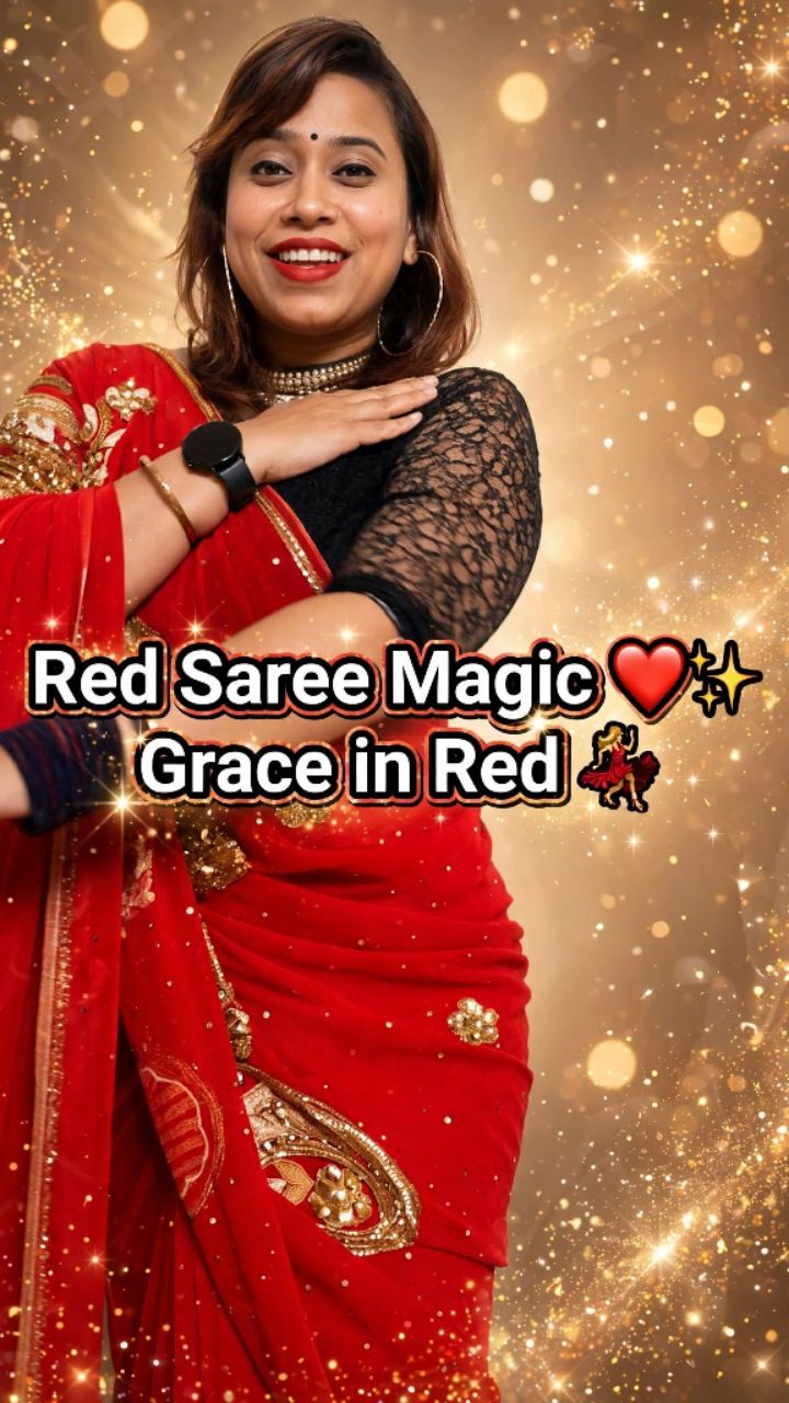 Traditional Look, Desi Groove 🥻🎶
Saree Lover Forever 💖💃
